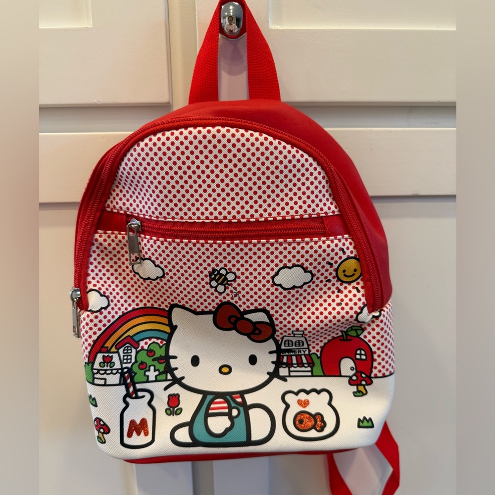 NWT Hasbro Hello Kitty Backpack 10’ Tik Tok Viral made by Sanrio Bioworld Kawaii - Picture 3 of 5